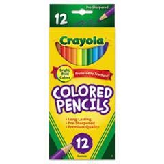 PENCIL,CRAYOLA,LONG,12/ST